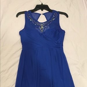 Royal blue dress